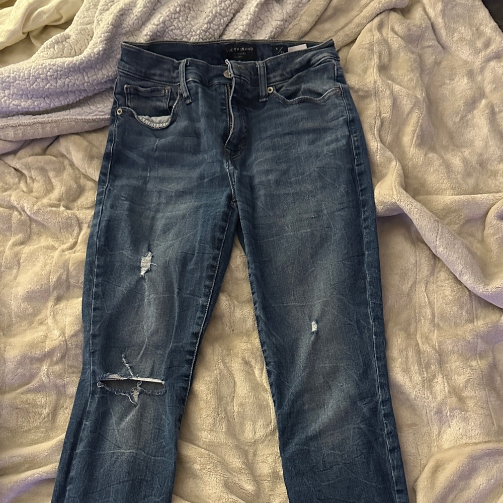 Lucky Brand Dark Blue skinny and stretchy